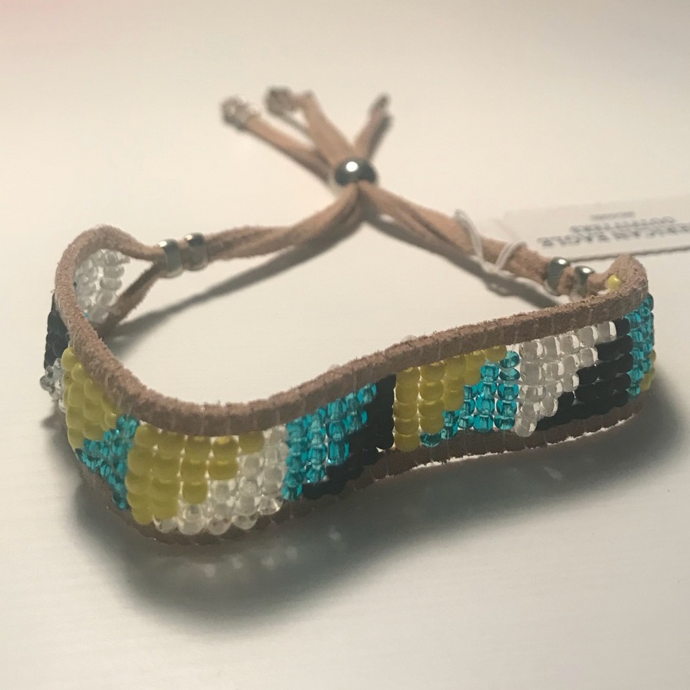 American Eagle Beaded Tassel Bracelet